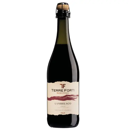 VINO ROJO FRIZZANTE LAMBRUSCO TERRE FORTI